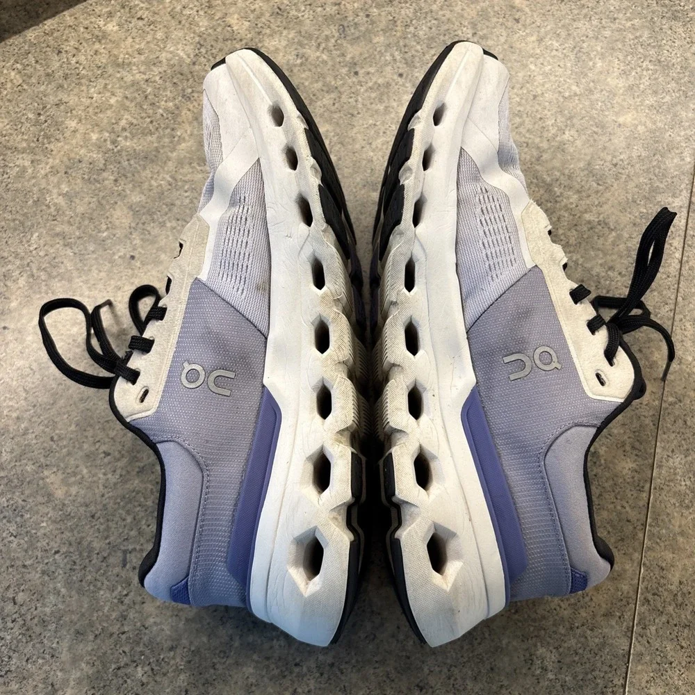 ON Cloudrunner 2 Nimbus Blue Women's Sz 8.5 Purple Very Good W/ Dirt Stains - Picture 8 of 12